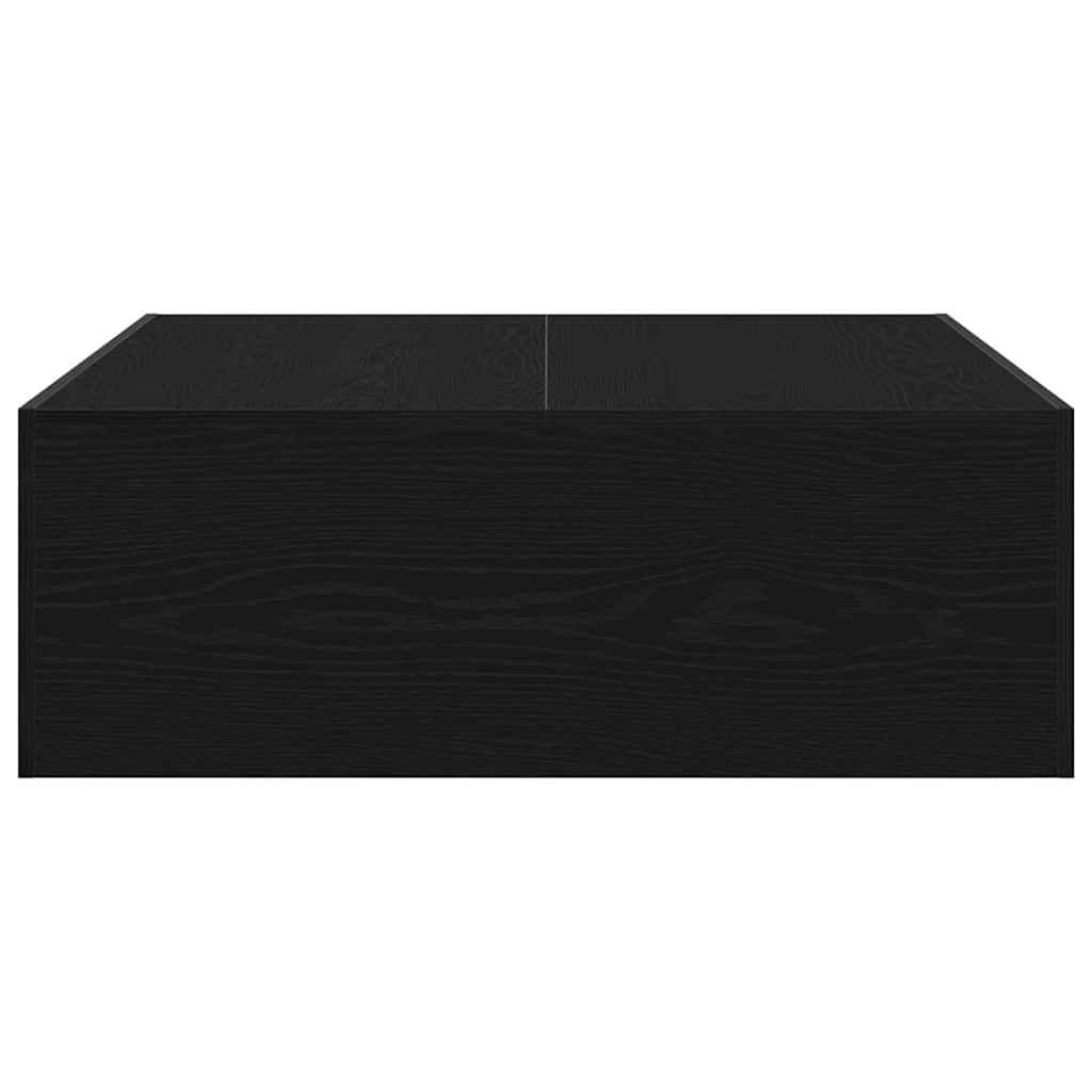 Couchtisch Schwarz Eichen-Optik 100 x 100 x 35 cm Holzwerkstoff