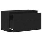 Flurbank Schwarz Eichen-Optik 80 x 40 x 45 cm Holzwerkstoff
