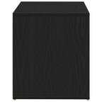 Flurbank Schwarz Eichen-Optik 80 x 40 x 45 cm Holzwerkstoff
