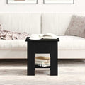 Couchtisch Schwarz Eichen-Optik 40 x 40 x 42 cm Holzwerkstoff