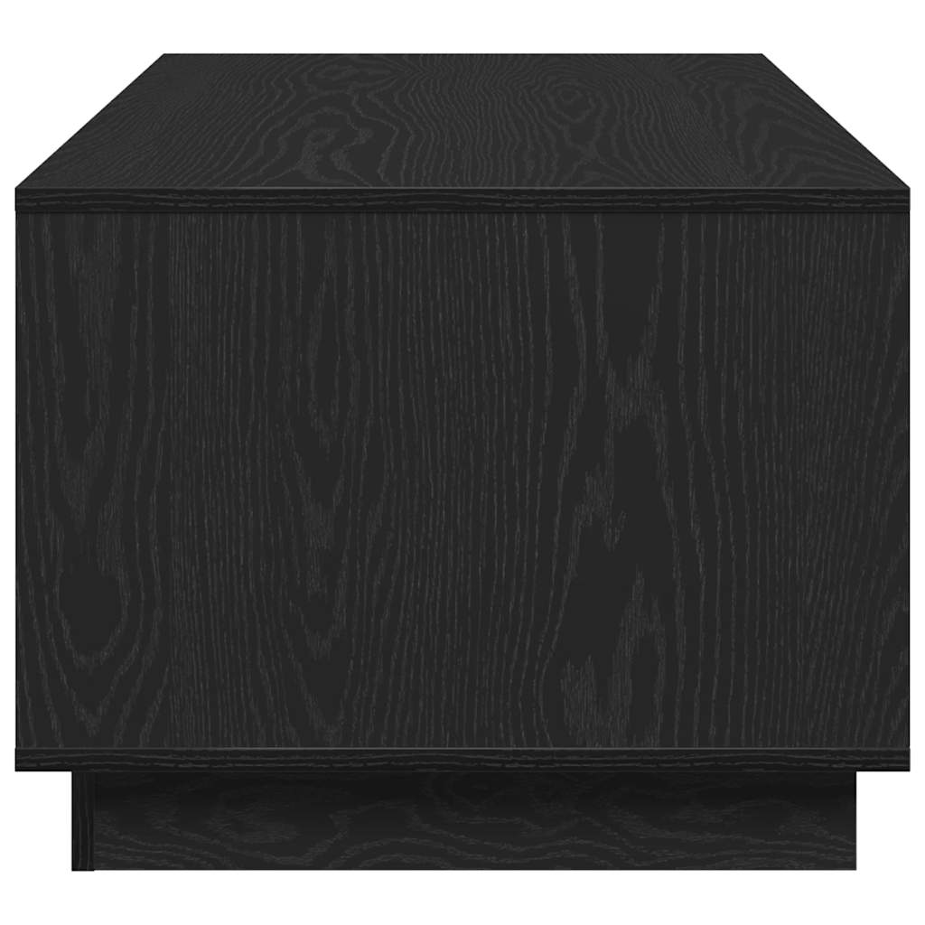Couchtisch Schwarz Eichen-Optik 102 x 55 x 43 cm Holzwerkstoff