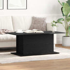 Couchtisch Schwarz Eichen-Optik 102 x 55,5 x 40 cm