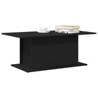 Couchtisch Schwarz Eichen-Optik 102 x 55,5 x 40 cm