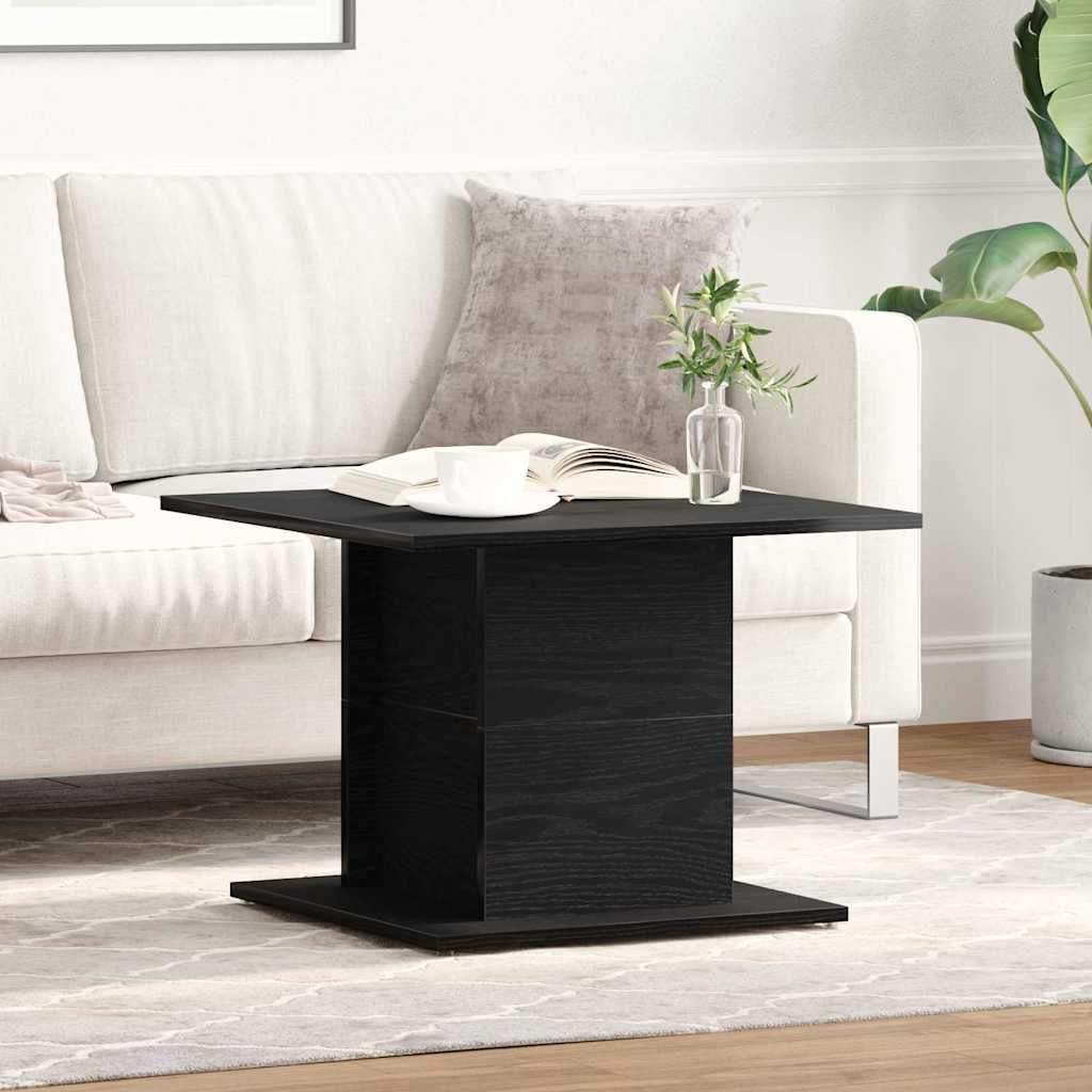 Couchtisch Schwarz Eichen-Optik 55,5 x 55,5 x 40 cm