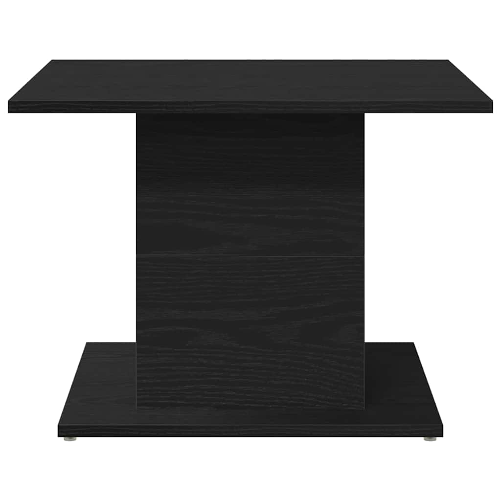 Couchtisch Schwarz Eichen-Optik 55,5 x 55,5 x 40 cm