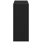 Bücherregal 2 pcs Schwarz Eichen-Optik 80 x 30 x 72 cm