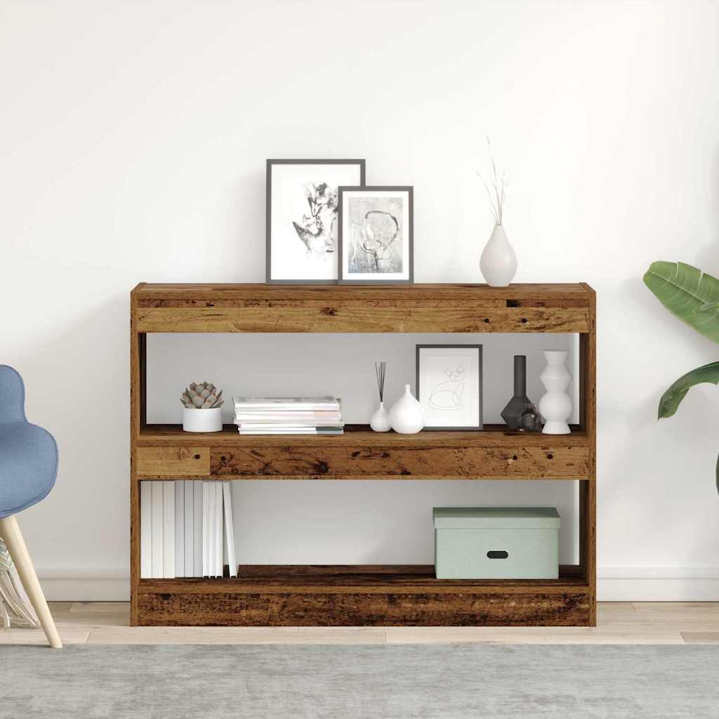 Bücherregal Altholz 100 x 30 x 72 cm Holzwerkstoff