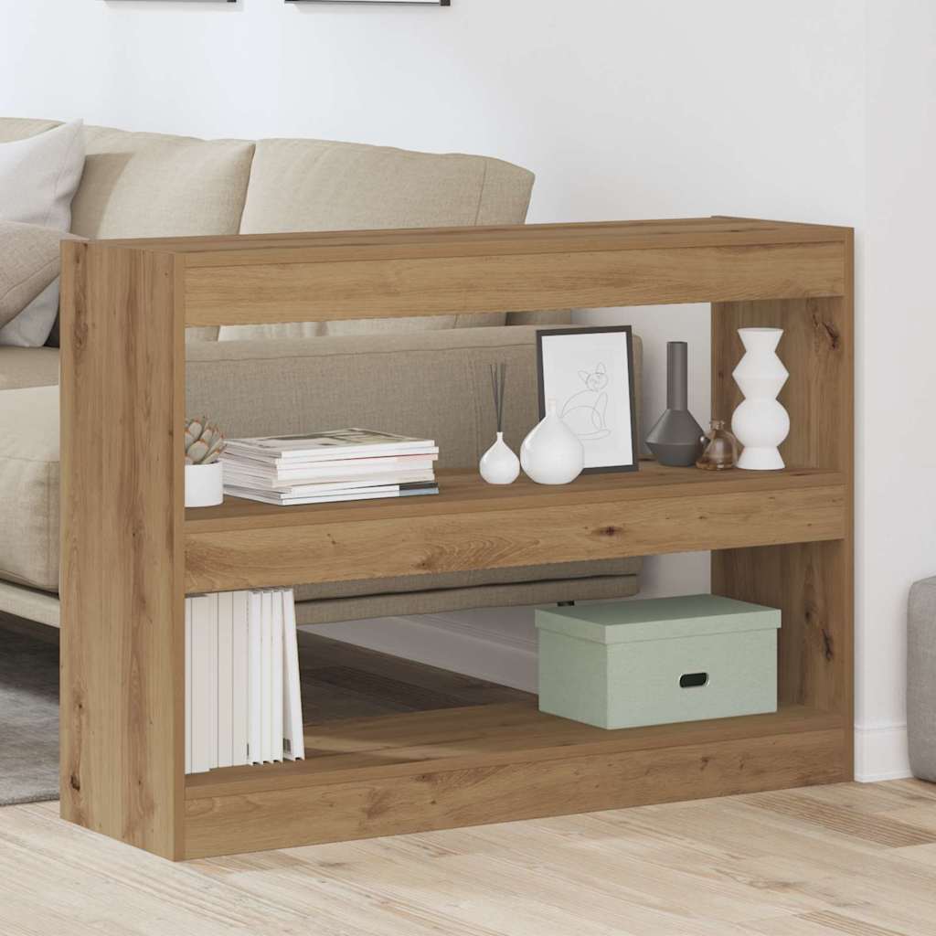 Bücherregal Artisan-Eiche 100 x 30 x 72 cm Holzwerkstoff