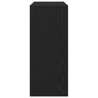 Bücherregal Schwarz Eichen-Optik 100 x 30 x 72 cm Holzwerkstoff