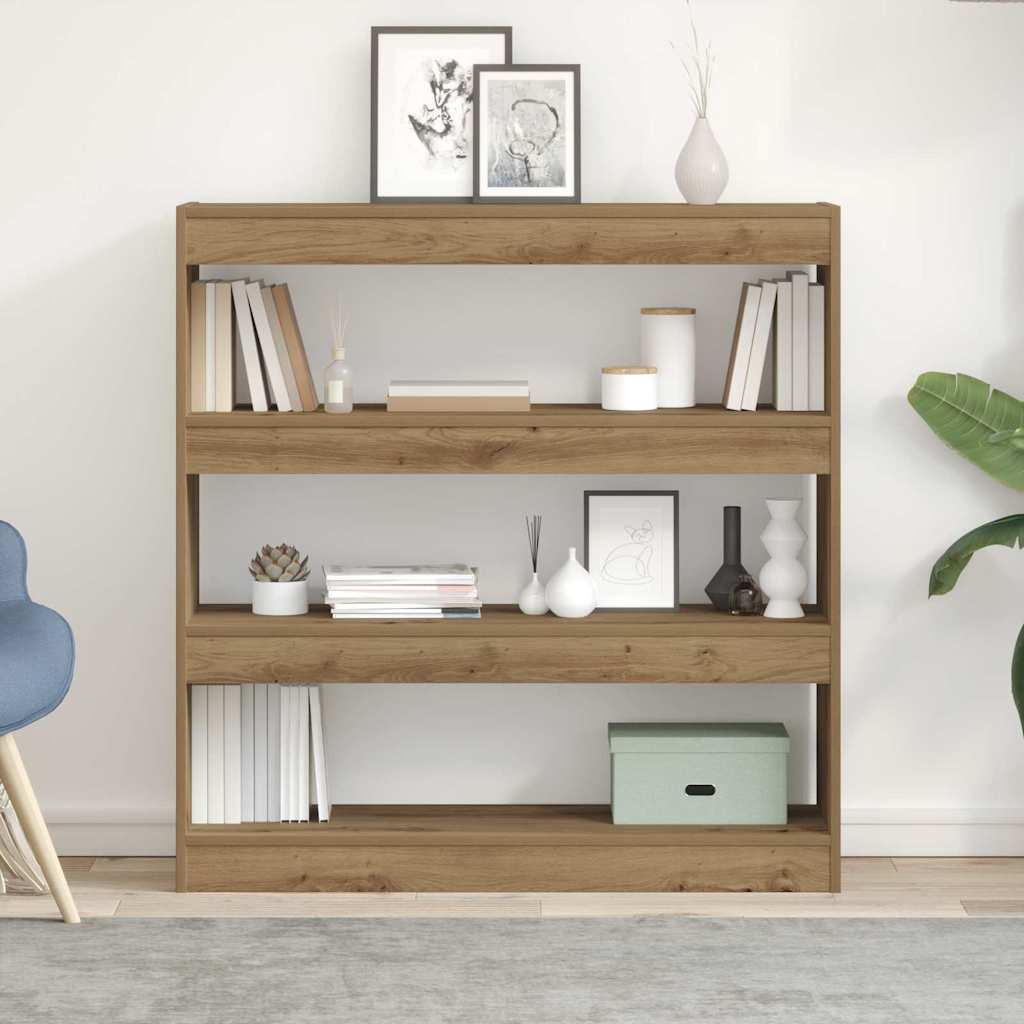 Bücherregal Artisan-Eiche 100 x 30 x 103 cm Holzwerkstoff