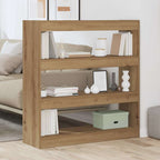 Bücherregal Artisan-Eiche 100 x 30 x 103 cm Holzwerkstoff
