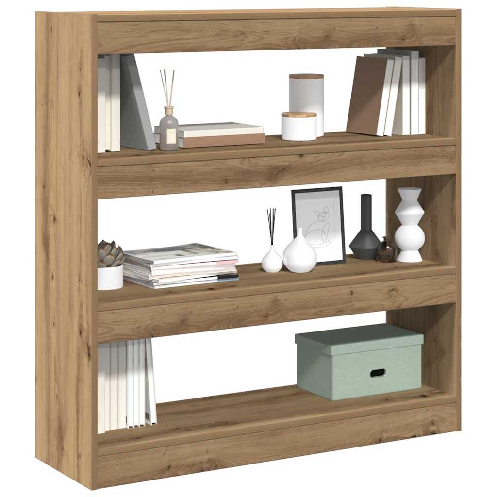 Bücherregal Artisan-Eiche 100 x 30 x 103 cm Holzwerkstoff