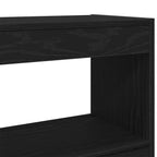 Bücherregal Schwarz Eichen-Optik 100 x 30 x 103 cm
