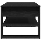 Couchtisch Schwarz Eichen-Optik 102 x 55 x 45 cm Holzwerkstoff