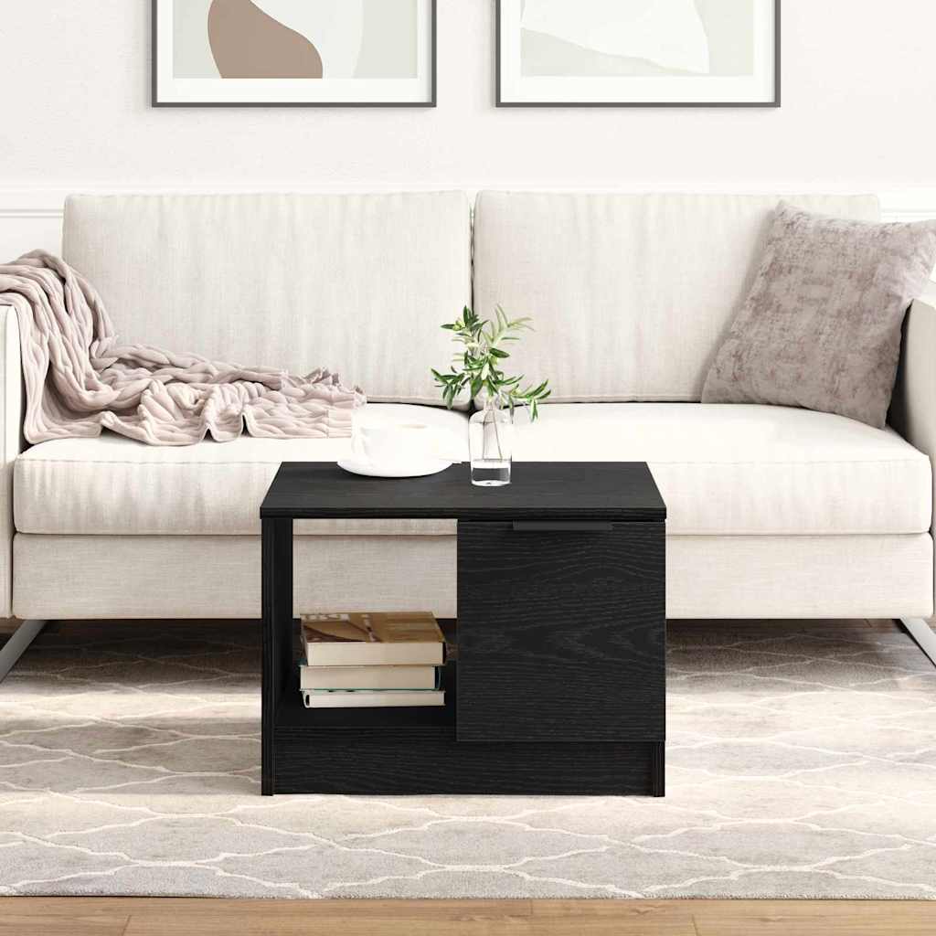 Couchtisch Schwarze Eiche 50 x 50 x 36 cm Holzwerkstoff