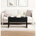 Couchtisch Schwarz Eichen-Optik 80 x 50,5 x 41,5 cm