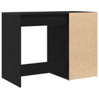 Schreibtisch mit Speicher Schwarz Eichen-Optik 100 x 49 x 74 cm