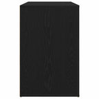 Schreibtisch mit Speicher Schwarz Eichen-Optik 100 x 49 x 74 cm
