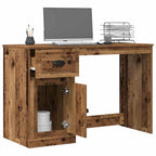 Schreibtisch mit Tür Altholz 50 x 115 x 75 cm Holzwerkstoff