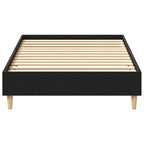 Bettrahmen Schwarz Eichen-Optik 203 x 101 x 25 cm Holzwerkstoff