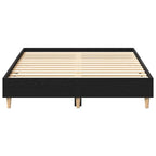 Bettrahmen Schwarz Eichen-Optik 193 x 143 x 25 cm Holzwerkstoff