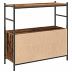 Bücherregal Geräucherte Eiche 80 x 30 x 78,5 cm Holzwerkstoff