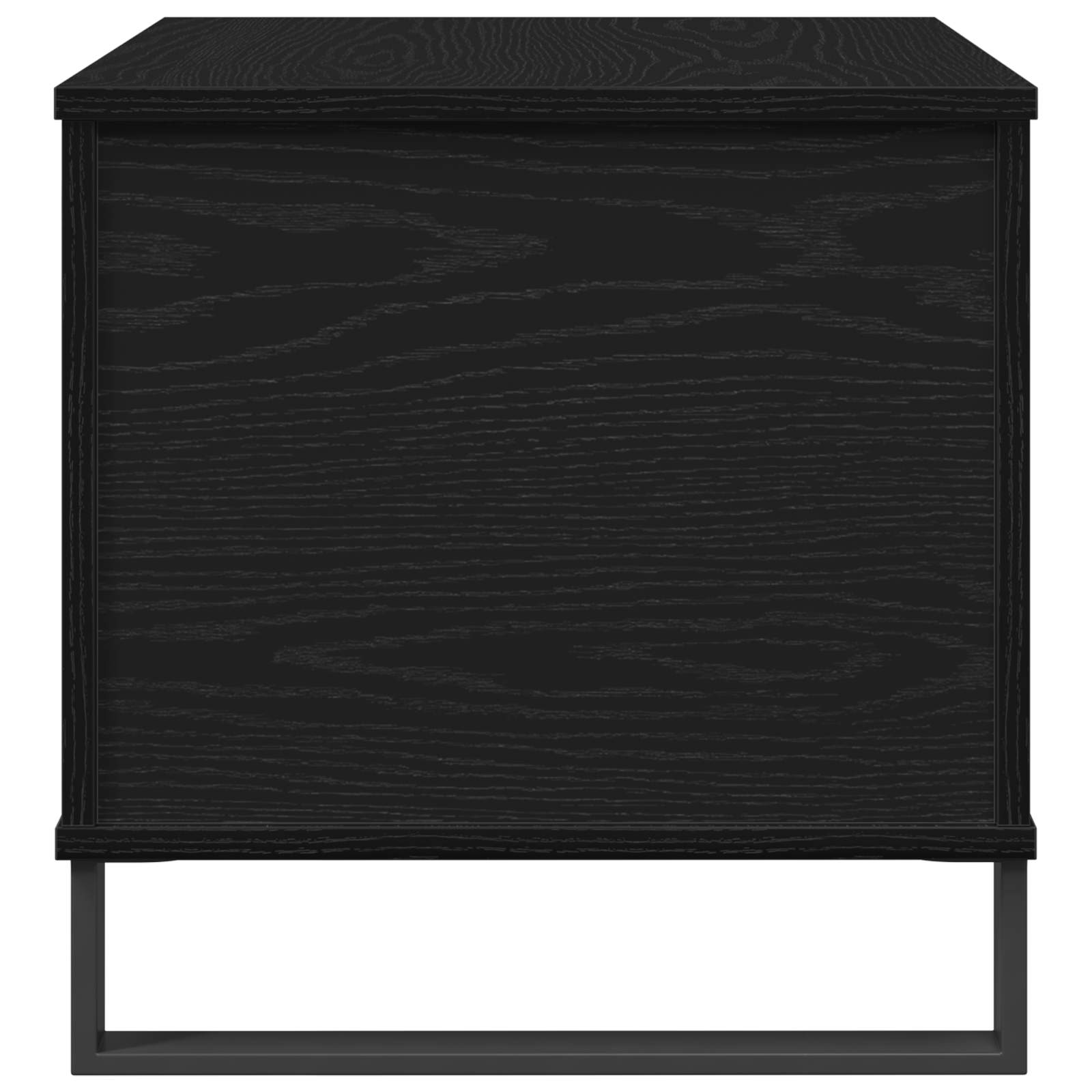 Couchtisch Schwarz Eichen-Optik 60 x 44,5 x 45 cm