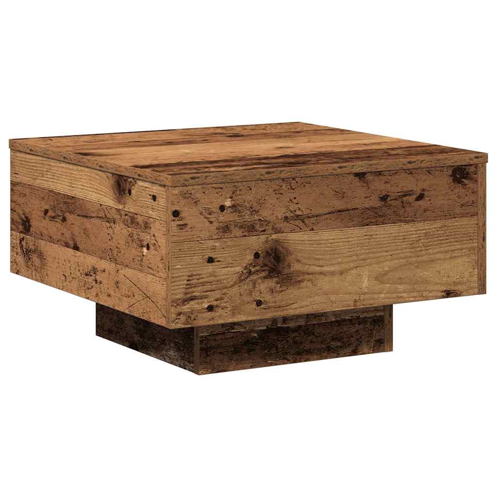 Couchtisch Altholz 55 x 55 x 31 cm