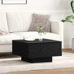 Couchtisch Schwarz Eichen-Optik 55 x 55 x 31 cm