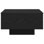 Couchtisch Schwarz Eichen-Optik 55 x 55 x 31 cm