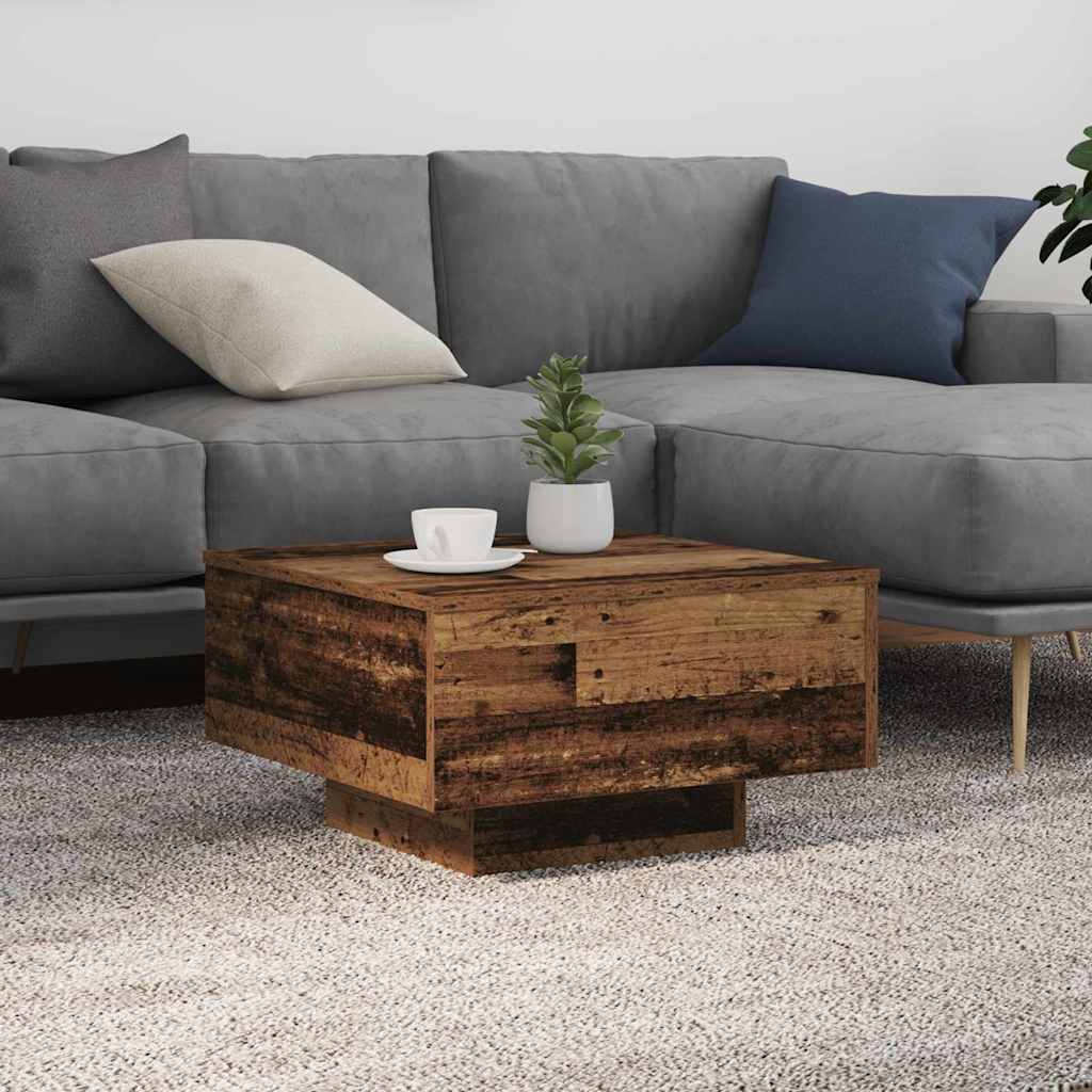 Couchtisch Altholz 55 x 55 x 31 cm Holzwerkstoff
