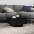 Couchtisch Schwarz Eichen-Optik 55 x 55 x 31 cm Holzwerkstoff