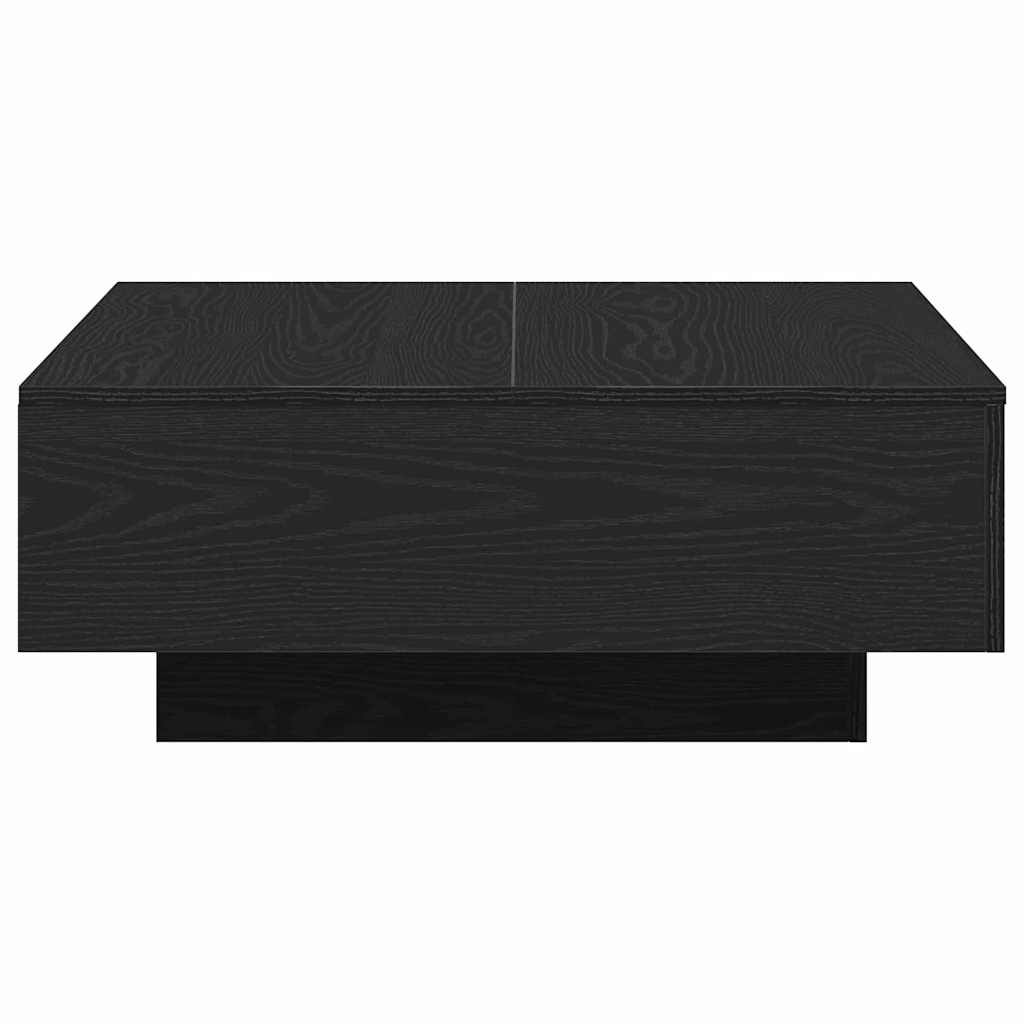 Couchtisch Schwarz Eichen-Optik 80 x 80 x 31 cm