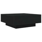 Couchtisch Schwarz Eichen-Optik 80 x 80 x 31 cm Holzwerkstoff