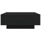 Couchtisch Schwarz Eichen-Optik 80 x 80 x 31 cm Holzwerkstoff
