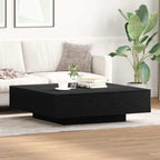 Couchtisch Schwarz Eichen-Optik 100 x 100 x 31 cm