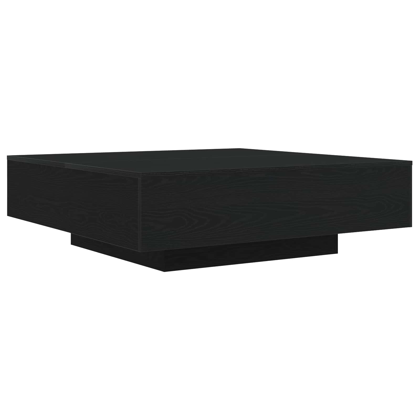 Couchtisch Schwarz Eichen-Optik 100 x 100 x 31 cm Holzwerkstoff