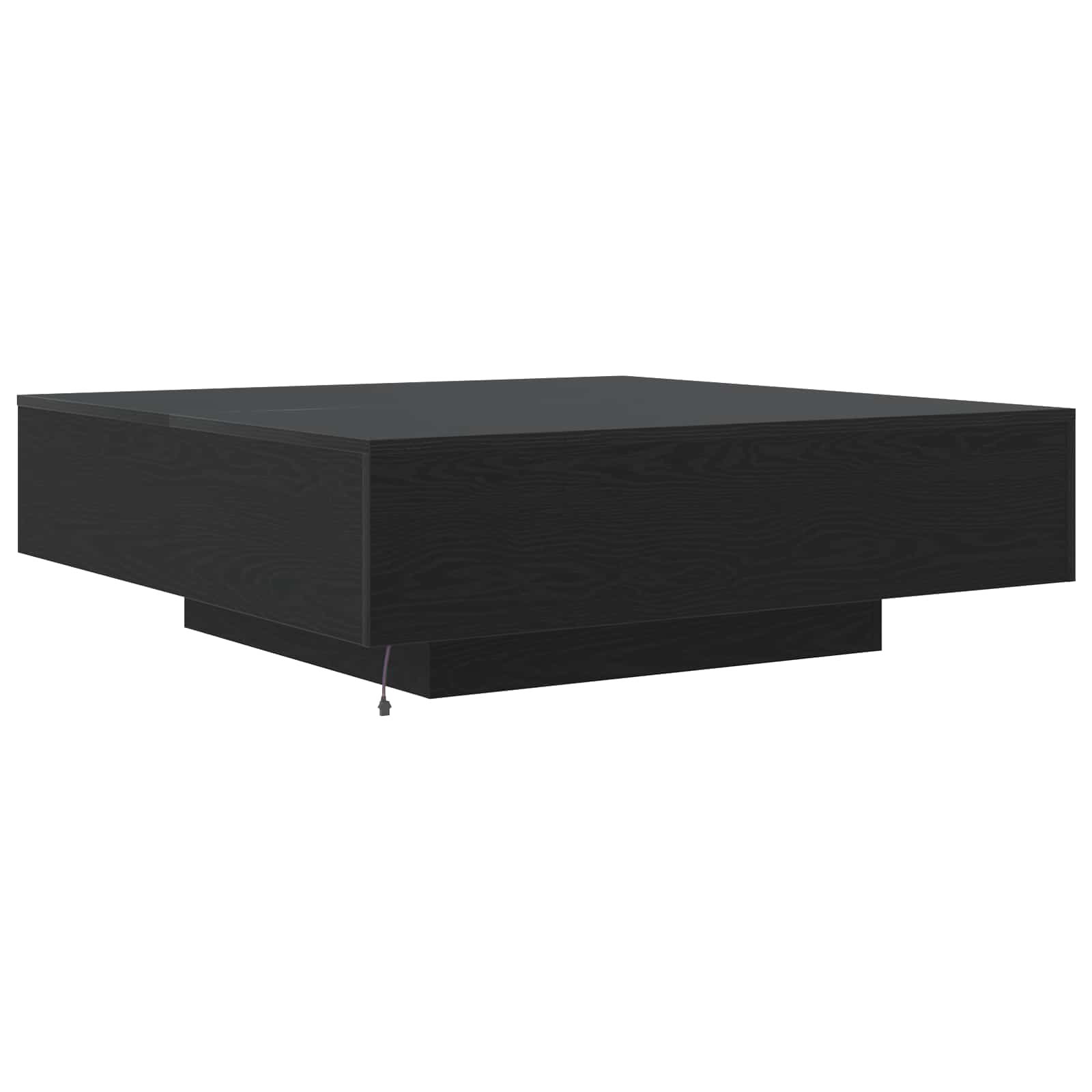 Couchtisch Schwarz Eichen-Optik 100 x 100 x 31 cm Holzwerkstoff