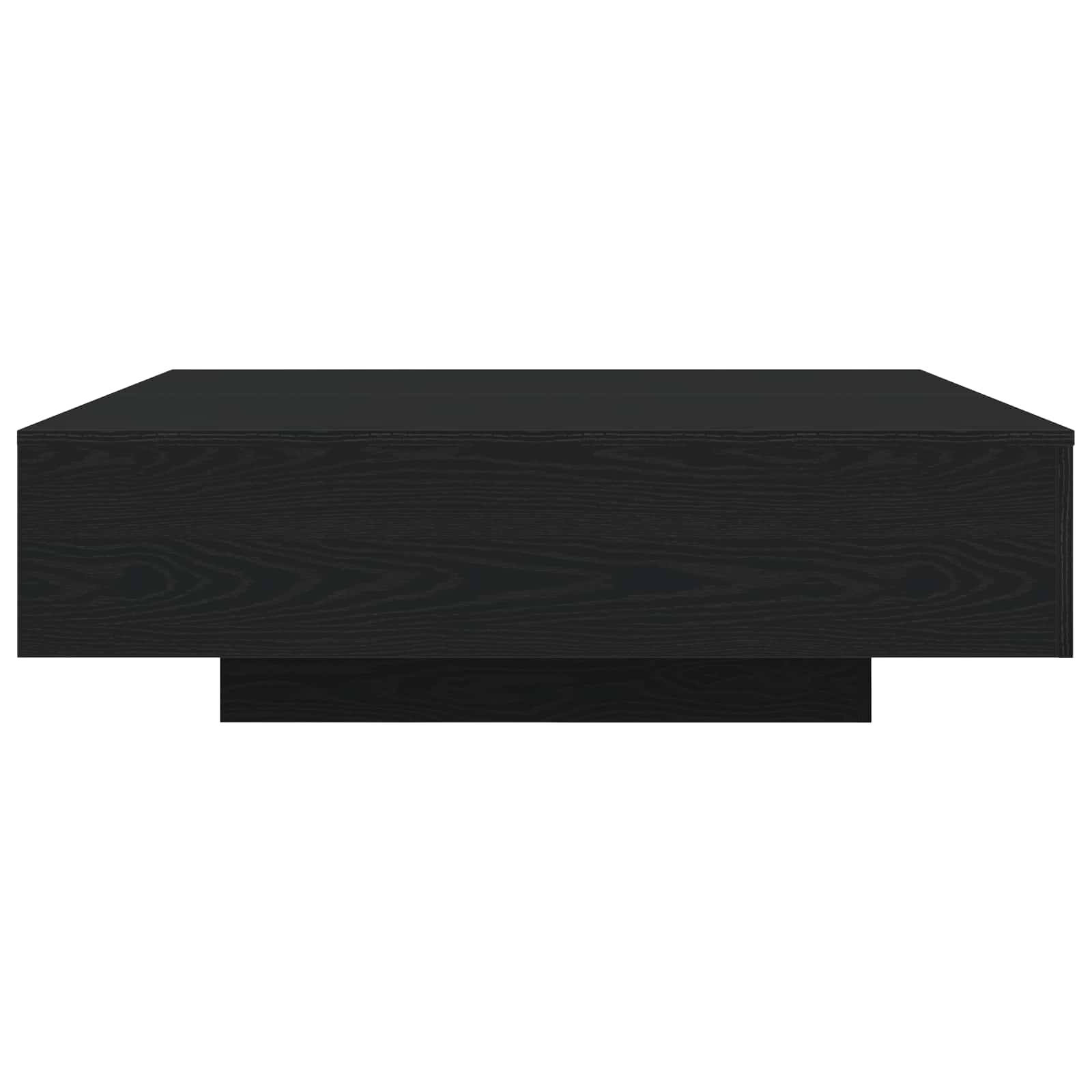 Couchtisch Schwarz Eichen-Optik 100 x 100 x 31 cm Holzwerkstoff