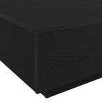 Couchtisch Schwarz Eichen-Optik 85 x 55 x 31 cm Holzwerkstoff
