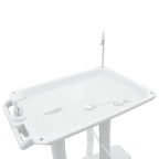 Camping Handwaschstand mit Rädern Grau 72 x 42 x 103 cm