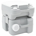 Camping-Toilette Grau 41,5 x 36,5 x 42 cm