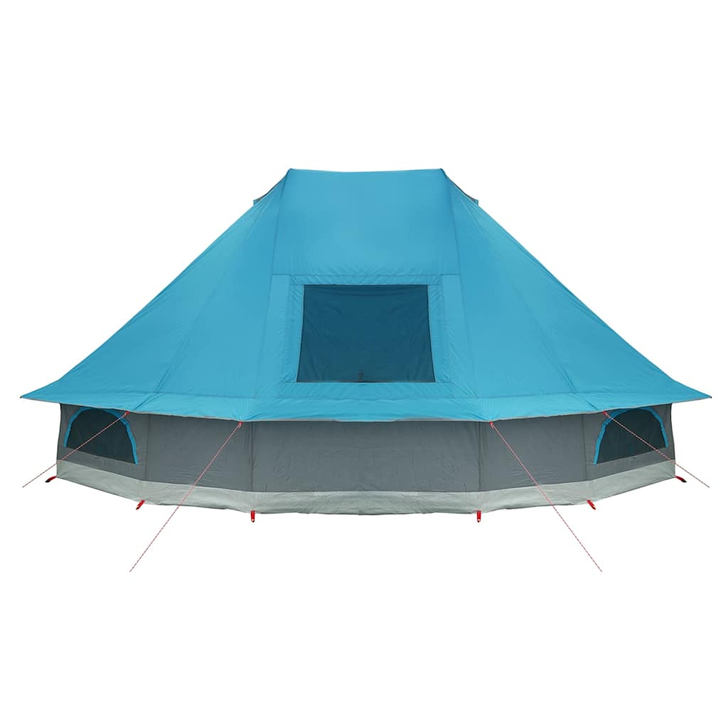 Tipi Zelt mit Dach mit Speicher Blau 466 x 310 x 240 cm Taft