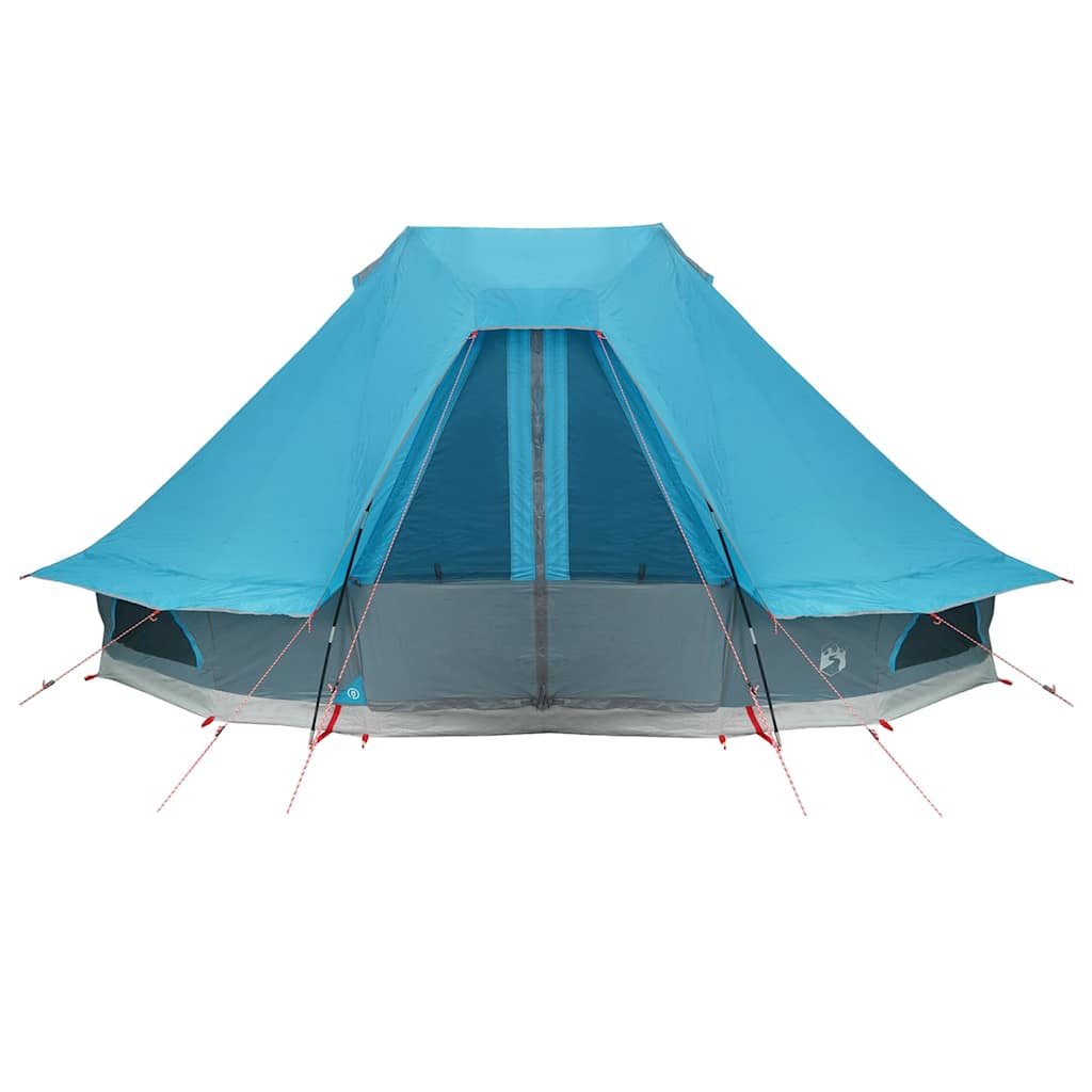 Tipi Zelt mit Dach mit Speicher Blau 466 x 310 x 240 cm Taft