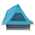 Tipi Zelt mit Dach mit Speicher Blau 466 x 310 x 240 cm Taft