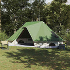 Tipi Zelt mit Dach mit Speicher Grün 680 x 430 x 270 cm Taft