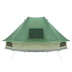Tipi Zelt mit Dach mit Speicher Grün 680 x 430 x 270 cm Taft