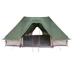 Tipi Zelt mit Dach mit Speicher Grün 680 x 430 x 270 cm Taft