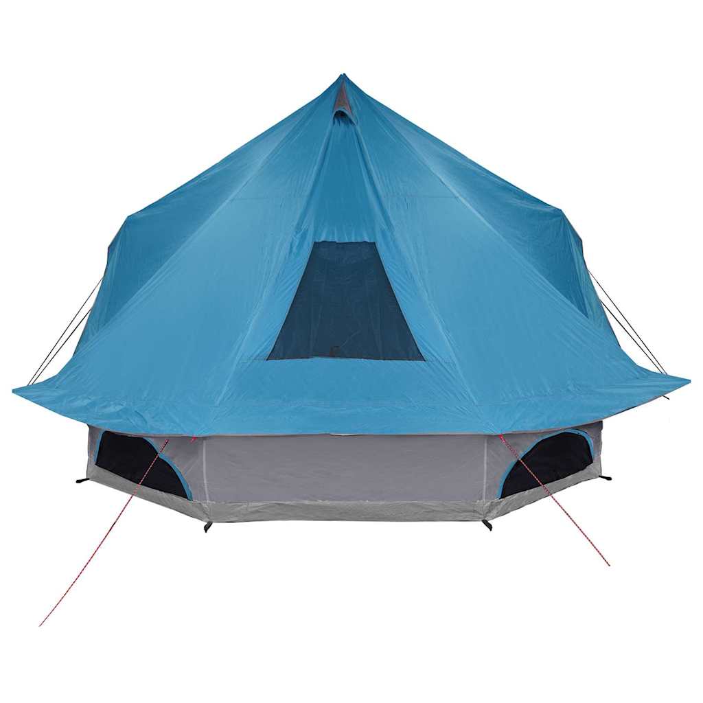 Tipi Zelt mit Dach mit Speicher Blau 680 x 430 x 270 cm Taft