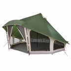 Tipi Zelt mit Dach mit Speicher Grün 508 x 470 x 300 cm Taft